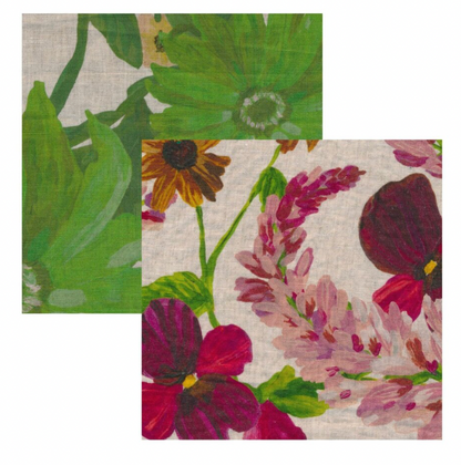 Bonnie & Neil Lupin/Marigold Quilted throw
