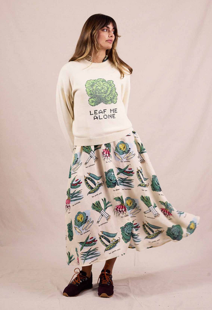 Binny Leaf Me Alone Sweater