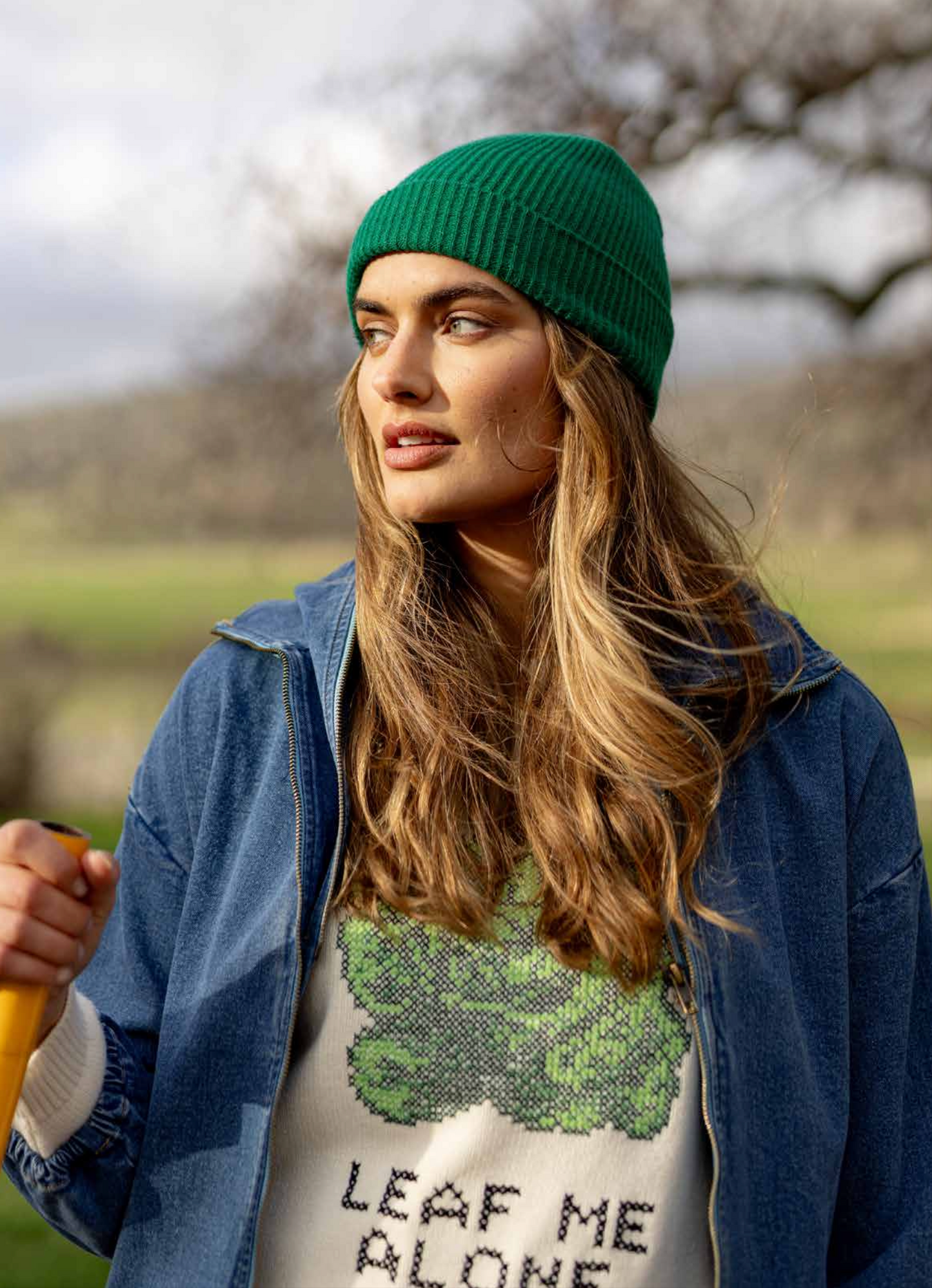 Binny Leaf Me Alone Sweater
