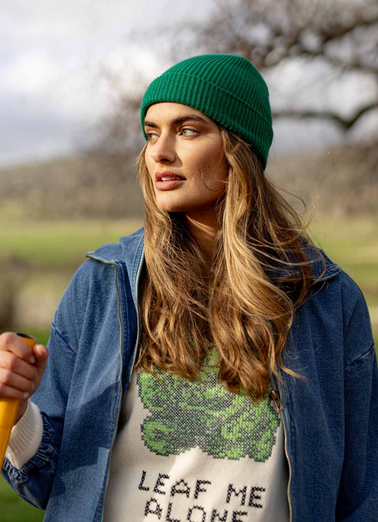 Binny Leaf Me Alone Sweater