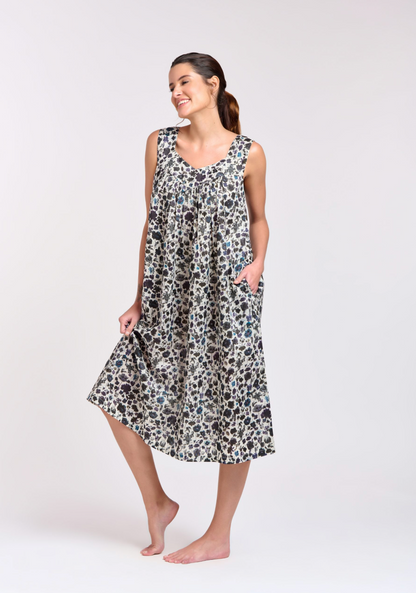 V Neck Midnight Nightie Dress