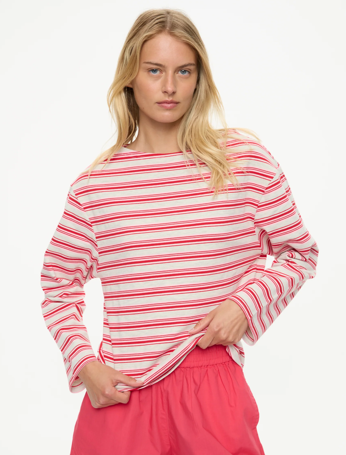 LMND Amara Oversized Long Sleeve Boat Neck