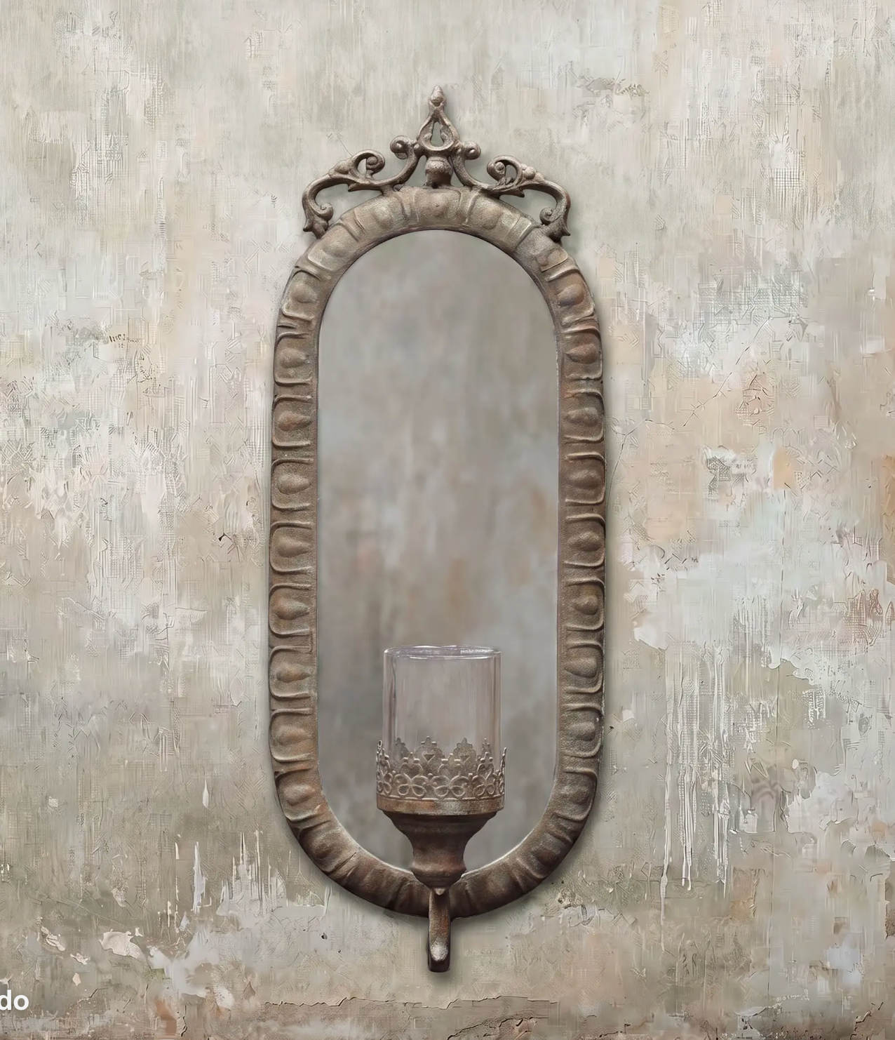 Wicka Candelero Mirrored Candle