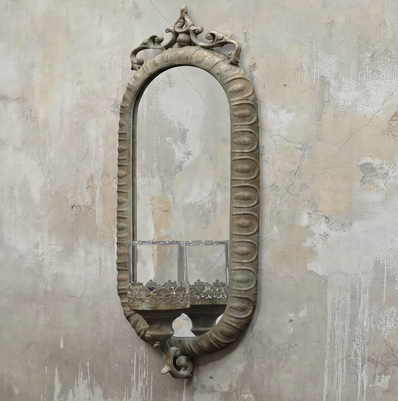 Wicka Candelero Mirrored Candle