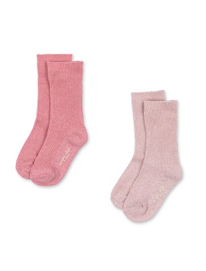 Konges Sløjd 2 PackRib Glitter Socks