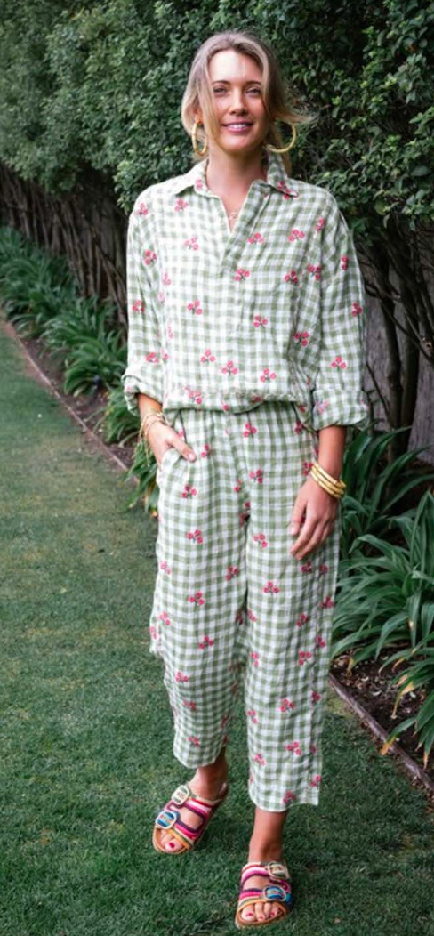 Mandalay Keaton Gingham Pant