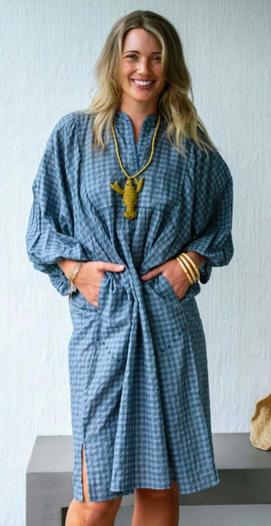 Mandalay Picnic Gingham Dress