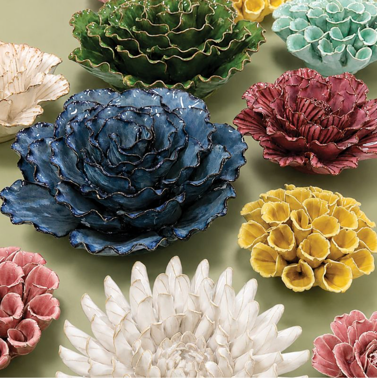 Ceramic Flower Sunburst