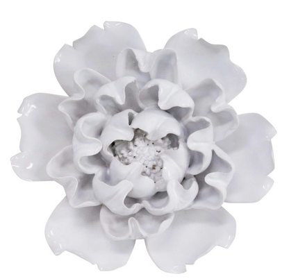 Ceramic Flower White