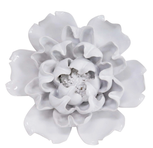 Ceramic Flower White
