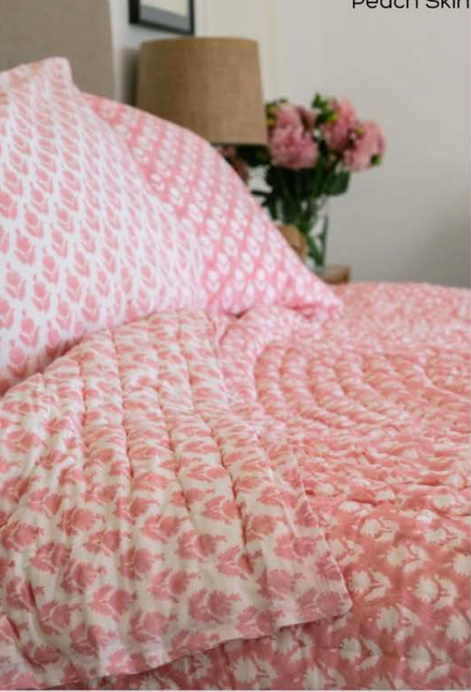 Mandalay Designs Peachskin Buti Shadow Bed Linen