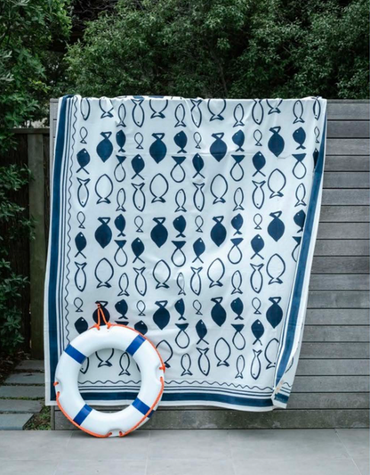 Mandalay Designs Deep Dive Table Linen