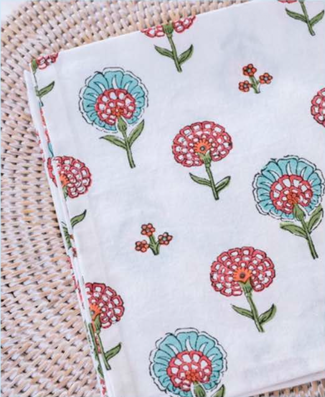 Mandalay Designs Big Happy Poppy Table Linen