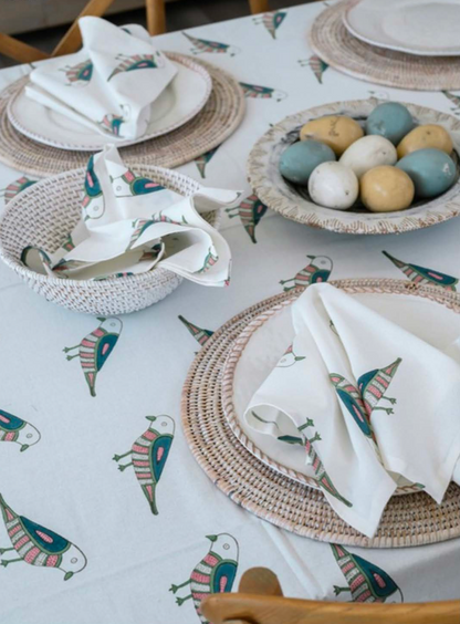Mandalay Designs Birdy Table Linen