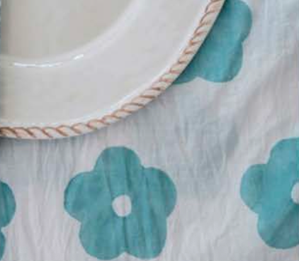 Mandalay Designs Poppy Flower Table Linen
