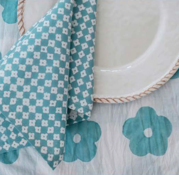 Mandalay Designs Poppy Flower Table Linen