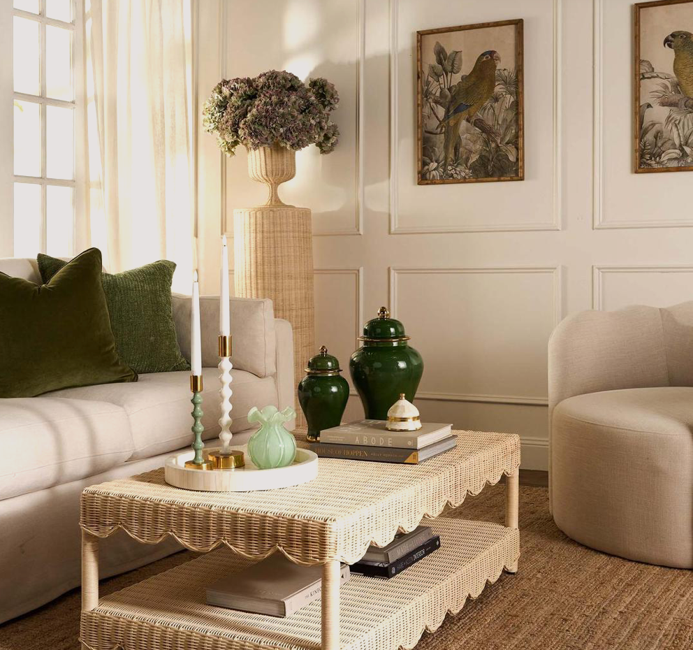 Belle Rattan Coffee Table