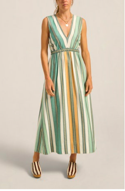 Ilio Nema Eirene Fez Stripe Dress