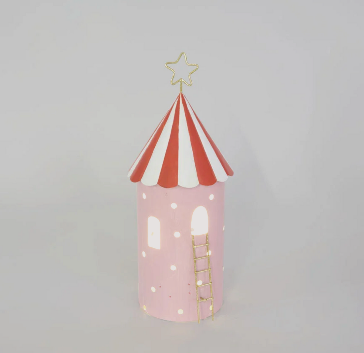 Carnival Tent With LED Pink Sml