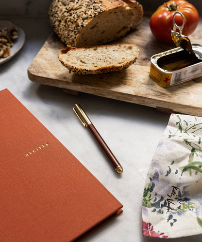 Bespoke Letterpress Heirloom Recipe Book Journal