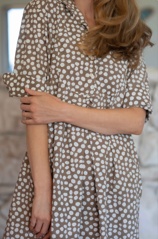 Mandalay Spotty Shirtdress