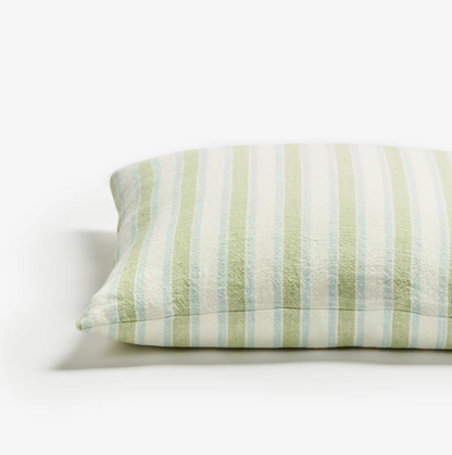 Bonnie & Neil Linear Green Cushion