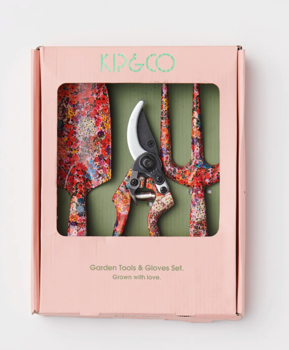 Kip & Co Garden Tools and Glove Set