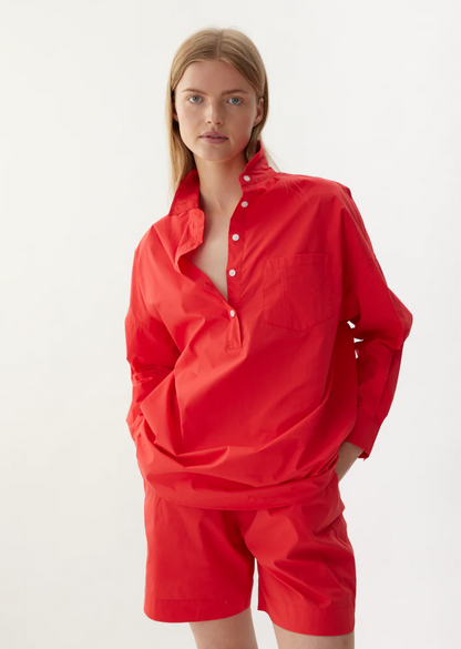 LMND Chiara Half Placket Shirt