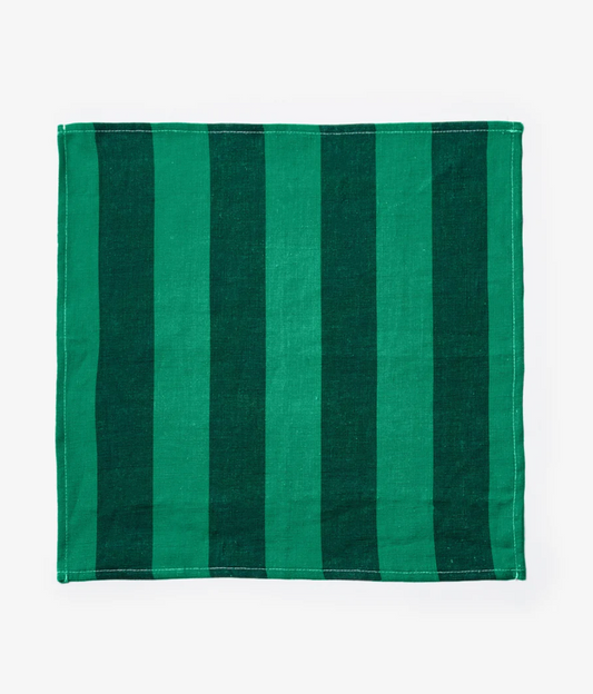 Bonnie & Neil Stripe Emerald Napkins