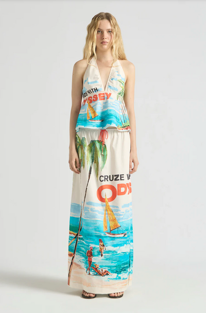 Antipodean Cruze Back Tie Top