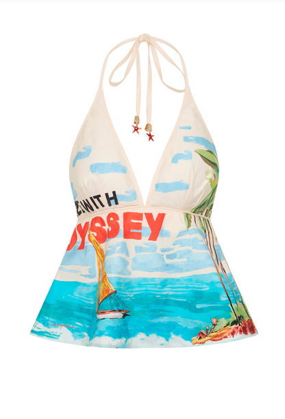 Antipodean Cruze Back Tie Top