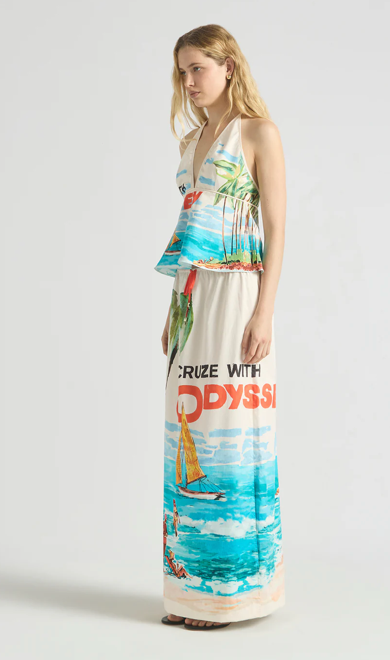 Antipodean Cruze Back Tie Top