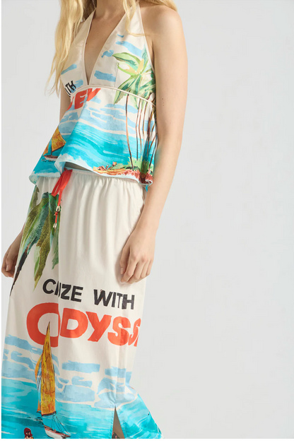 Antipodean Cruze Back Tie Top