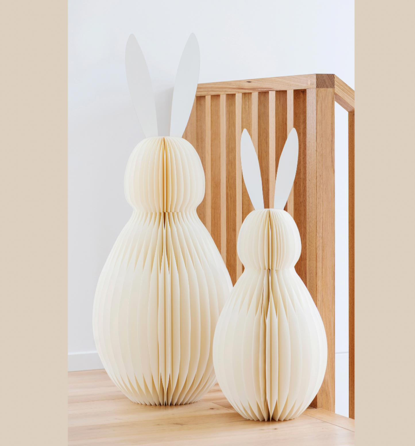 Giant Paper Statement Bunny