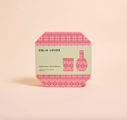 Celia Loves Candle & Room Spray Duo Set