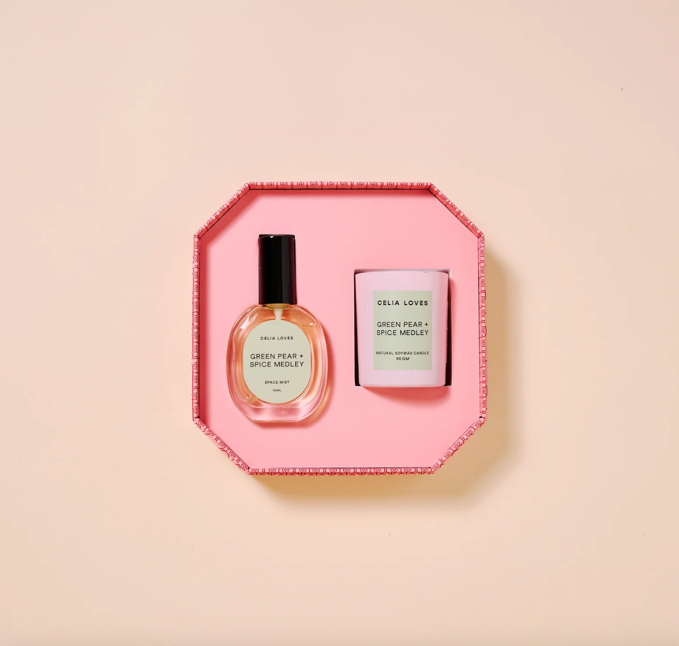 Celia Loves Candle & Room Spray Duo Set