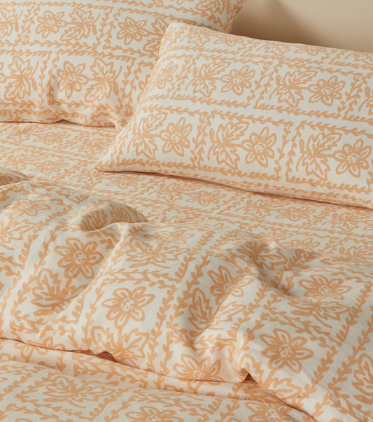Bonnie & Neil Daisy Buff Bed Linen