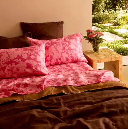 Bonnie & Neil Petal Pink Bed Linen