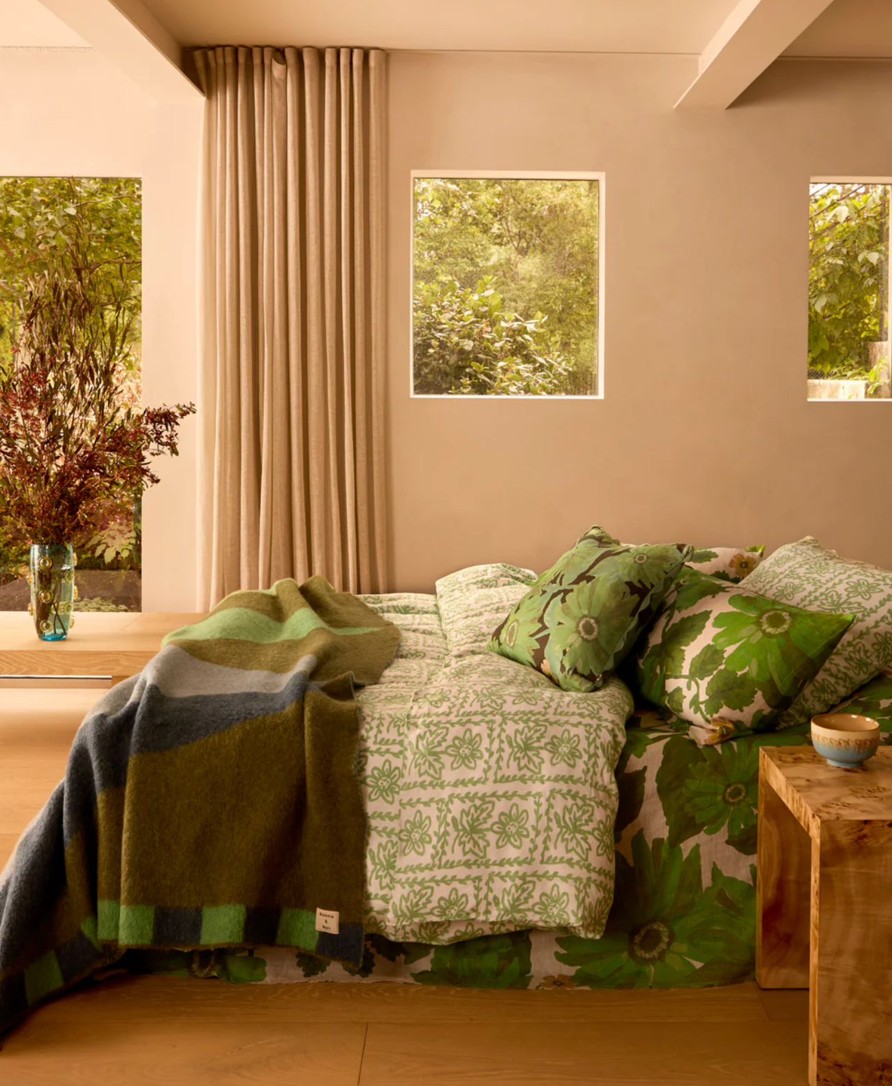 Bonnie & Neil Marigold Leaf Bed Linen