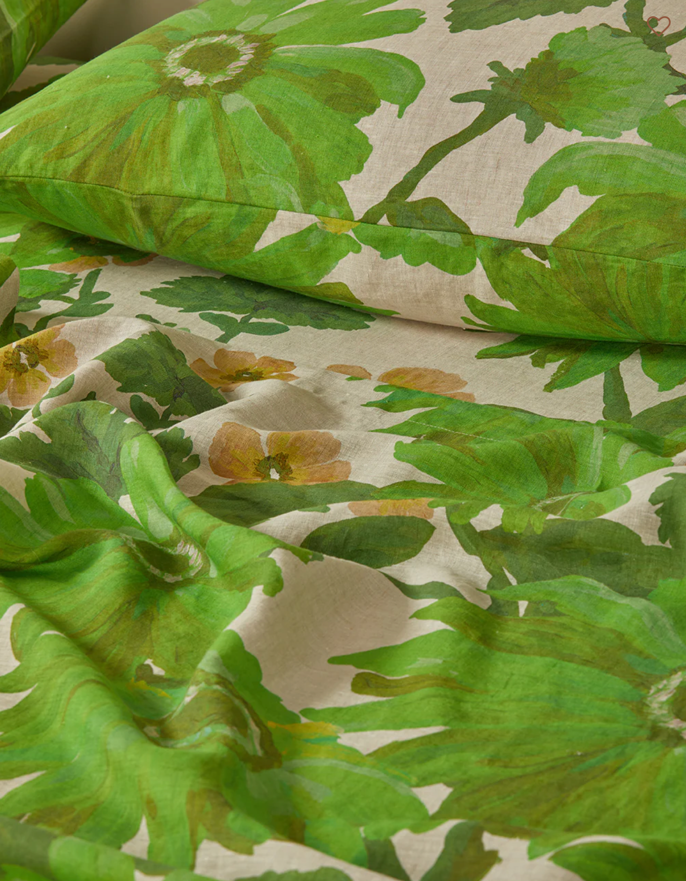Bonnie & Neil Marigold Leaf Bed Linen