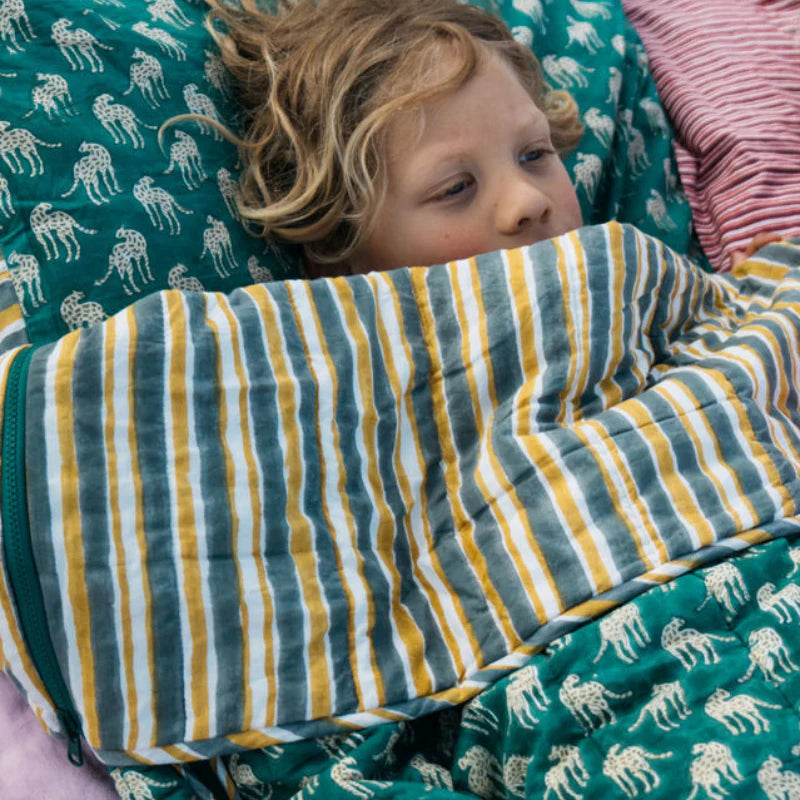 Picnic Folk Kids Reversible Cotton Sleeping Bag