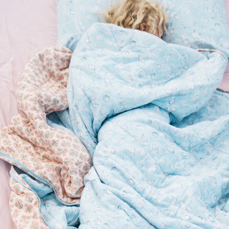 Picnic Folk Kids Reversible Cotton Sleeping Bag