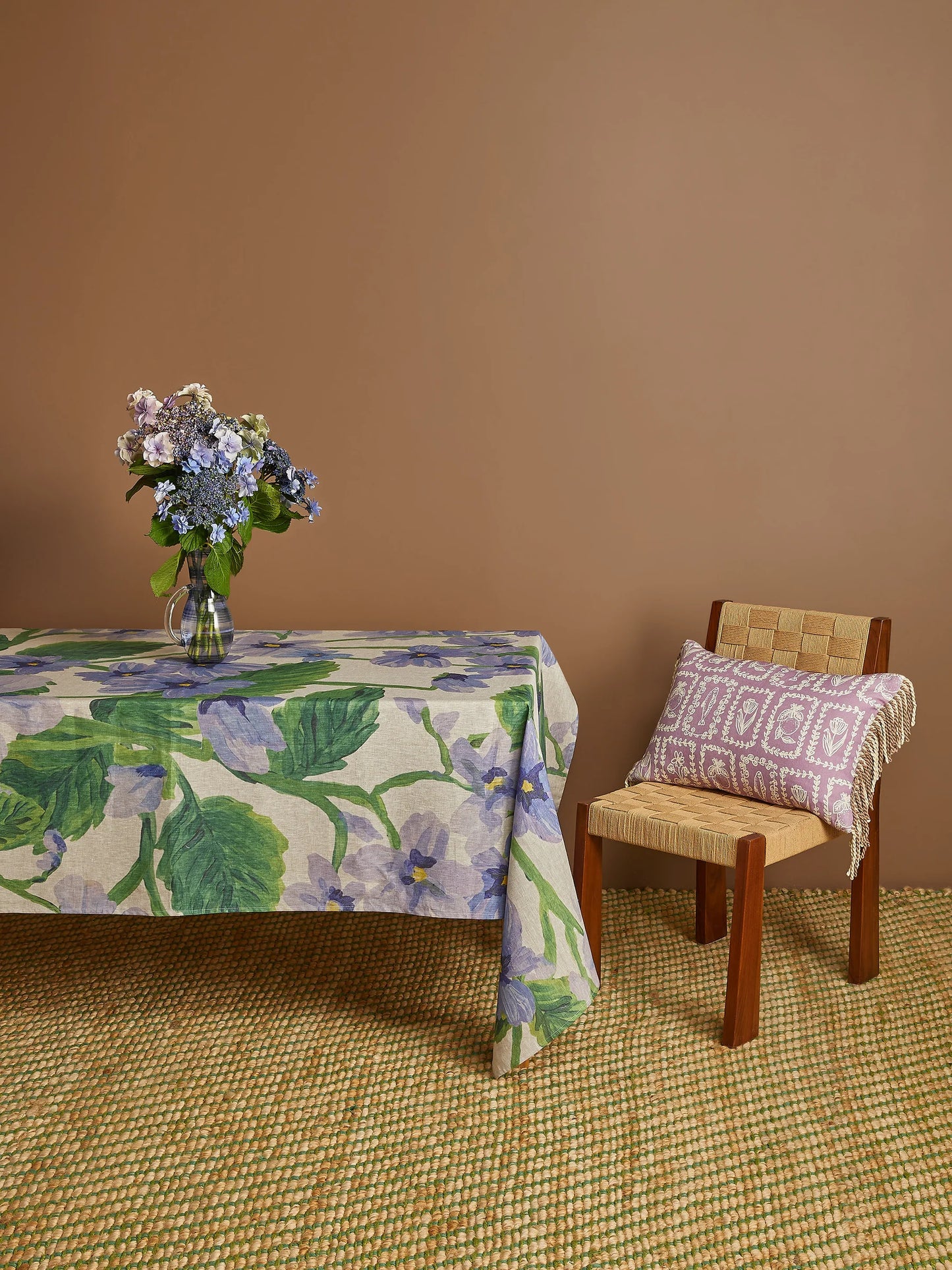 Bonnie & Neil Lilas Blue Table Linen