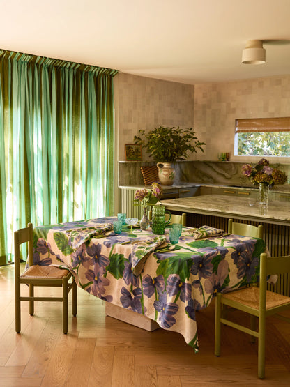 Bonnie & Neil Lilas Blue Table Linen