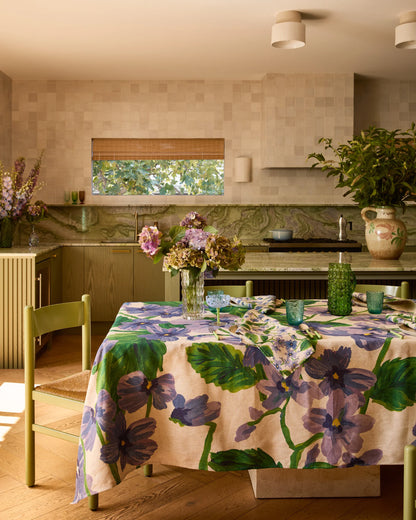 Bonnie & Neil Lilas Blue Table Linen