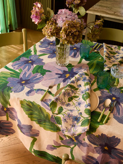 Bonnie & Neil Lilas Blue Table Linen