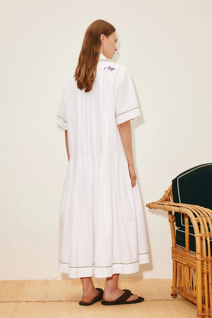 Alemais Camelia Embellished Shirtdress