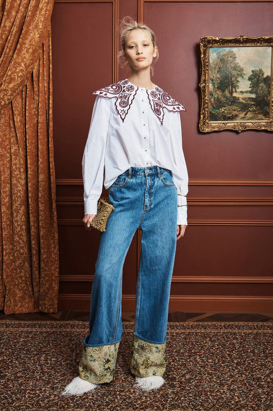 Alemais Bobby Embroidered Shirt