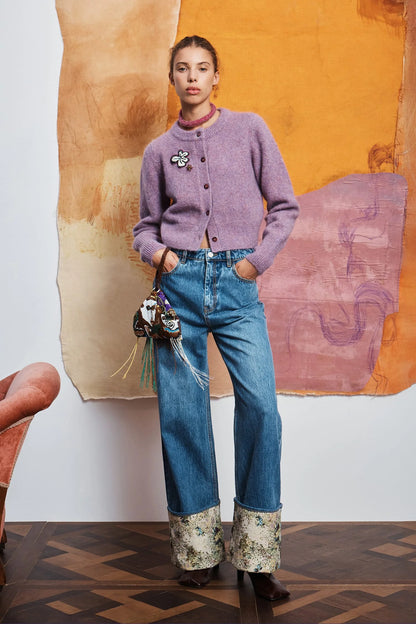 Alemais Reggie Cropped Cardigan