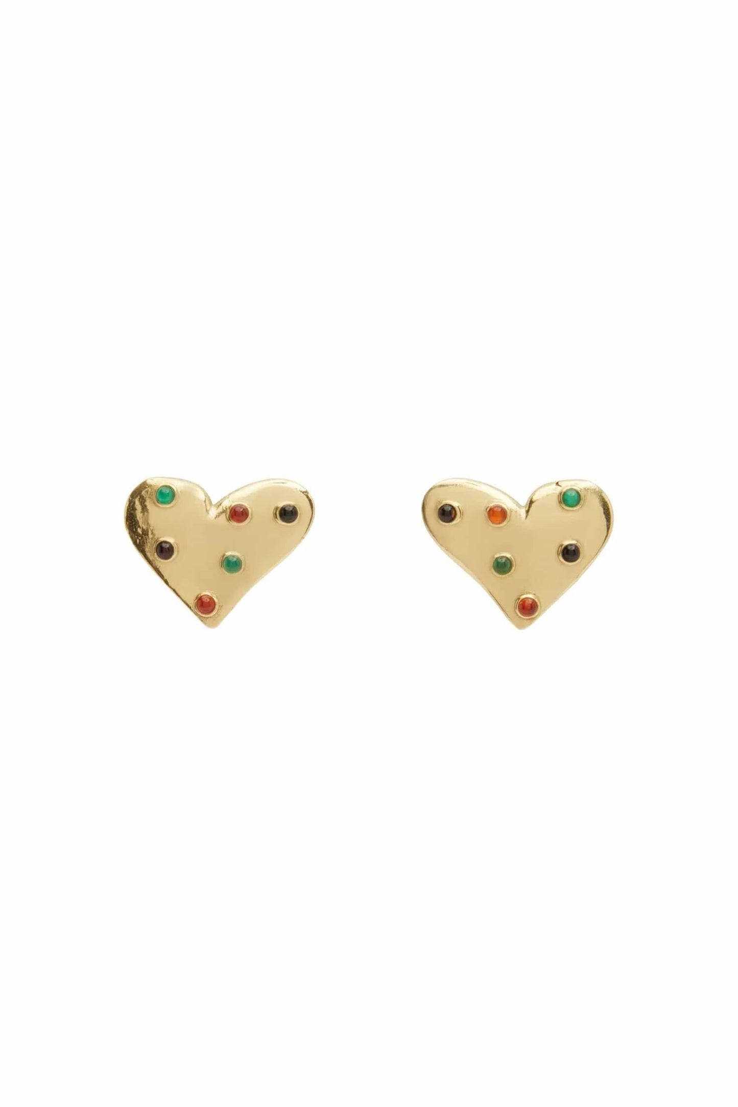 Alemais Atomic Heart Mini Stone Studs